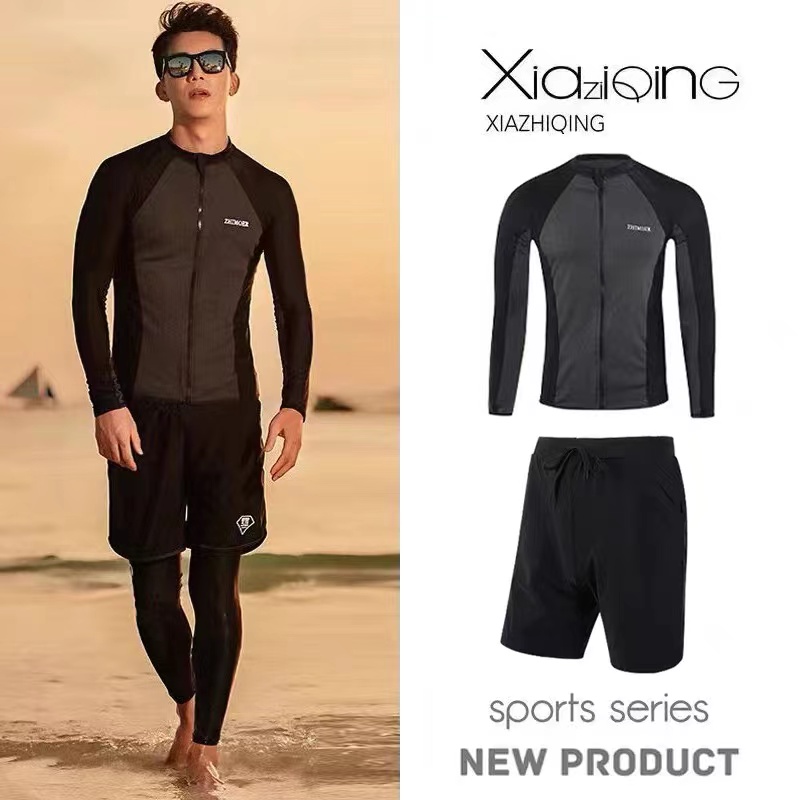 Black and gray zipper + shorts 2015